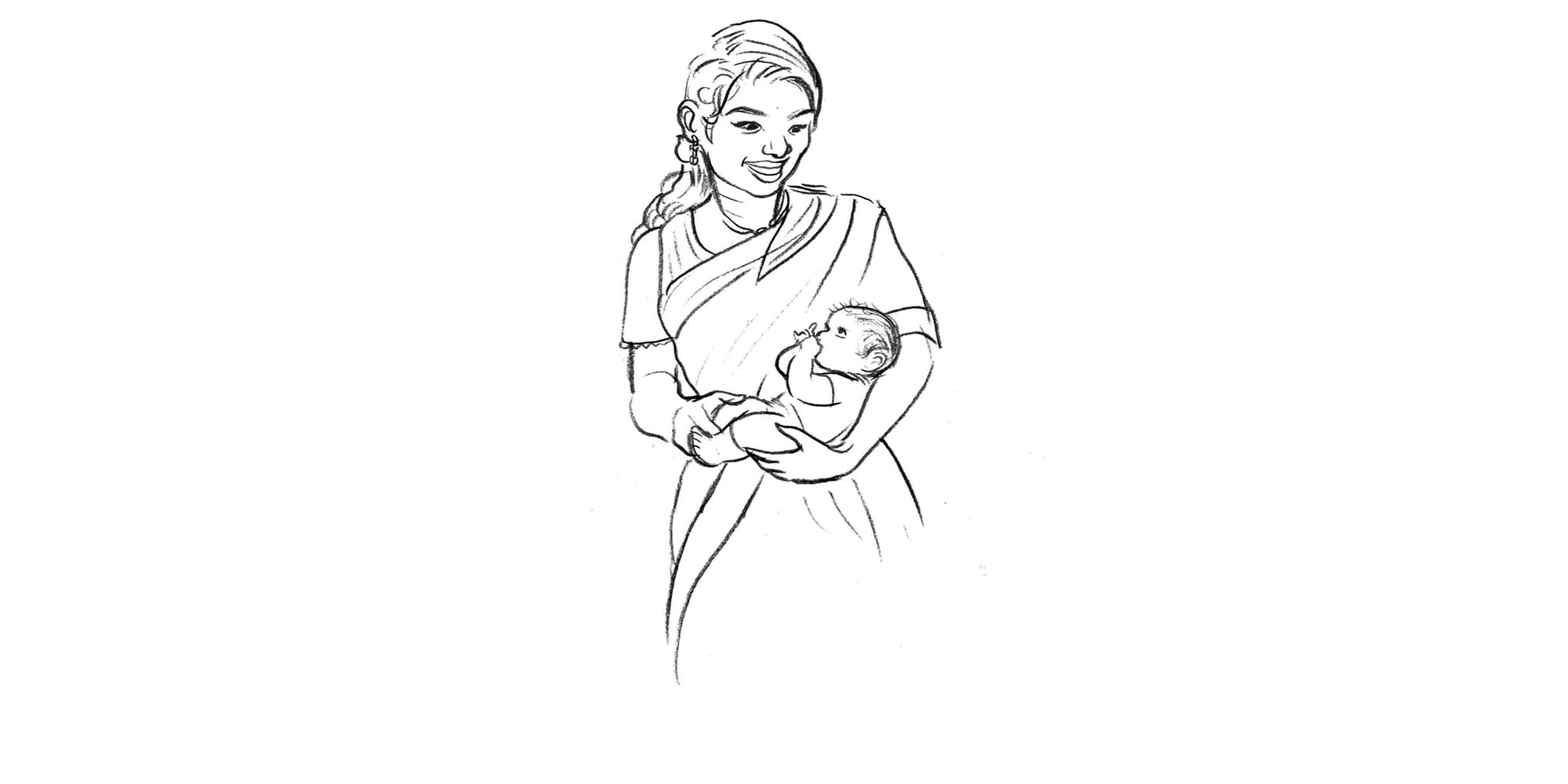 00x1000 Mum And Baby Illustration Baby Friendly Initiative