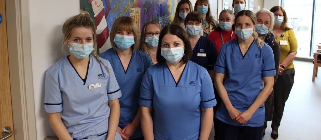 NHS Orkney midwives, peer supporters, health visitors and Baby Friendly Guardian celebrating achieving Baby Friendly GOLD accreditation.