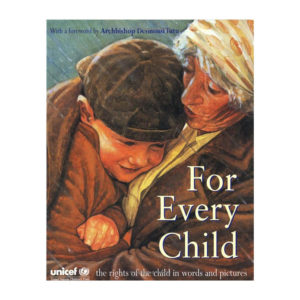 Cover of For Every Child Book showing boy and grandparent