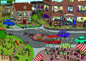 Find the Rights Poster Illustration