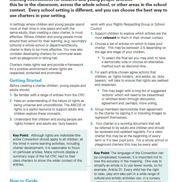 Your guide to a Rights Respecting classroom - Rights Respecting Schools  Award