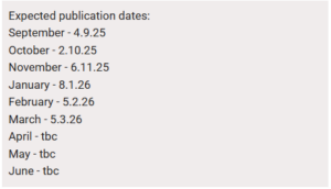Expected Publication Dates for Rights Around the World Resources