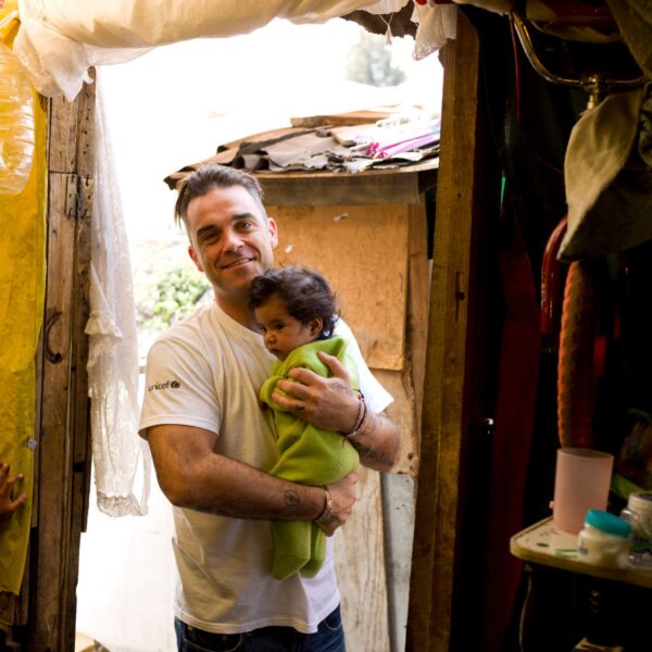 Robbie Williams, UNICEF Soccer Aid, Mexico City, Mexico, April 16, 2012.