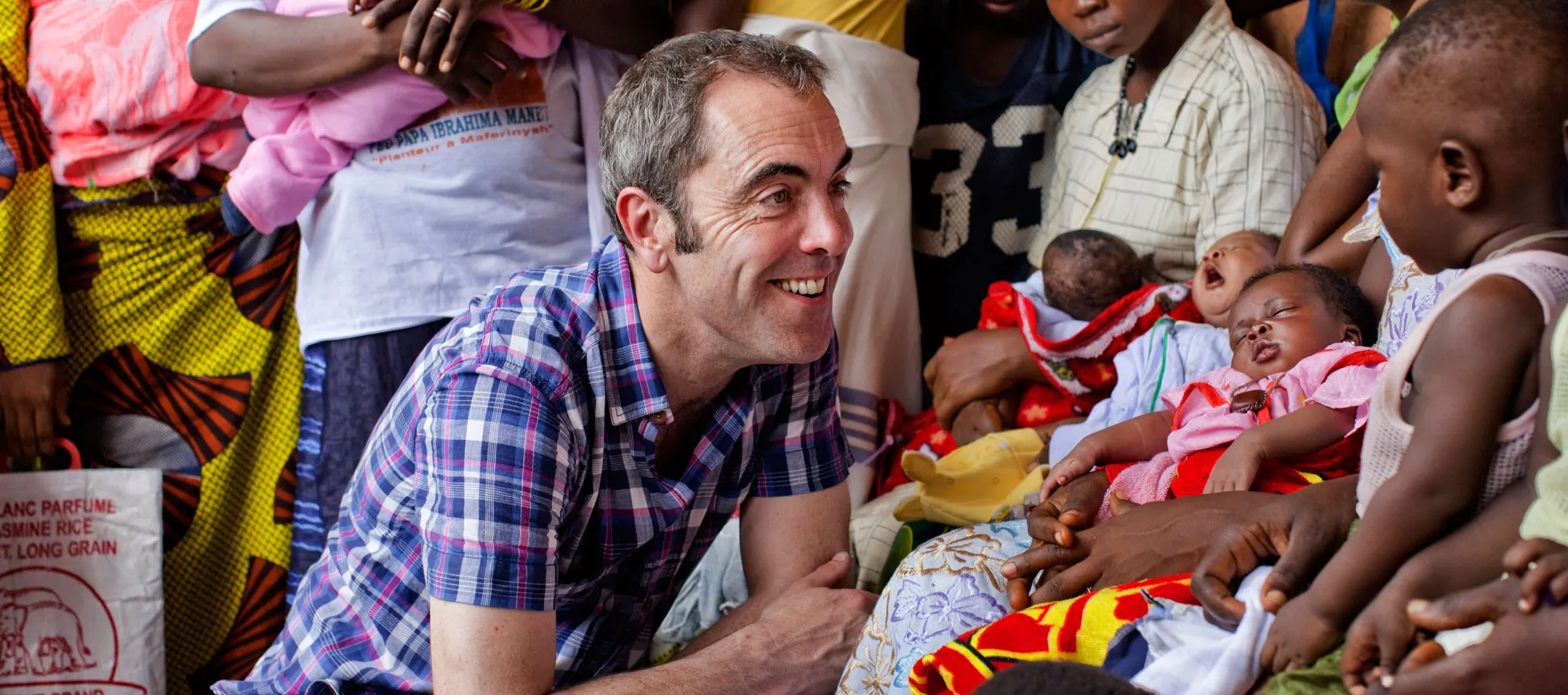 Unicef UK Ambassador James Nesbitt.