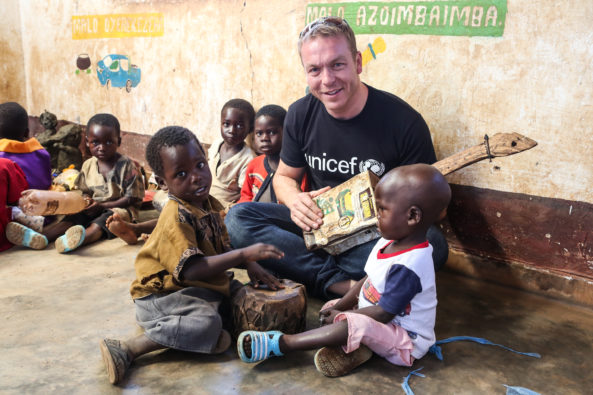 Sir Chris Hoy CBE, Unicef UK Ambassador Unicef UK