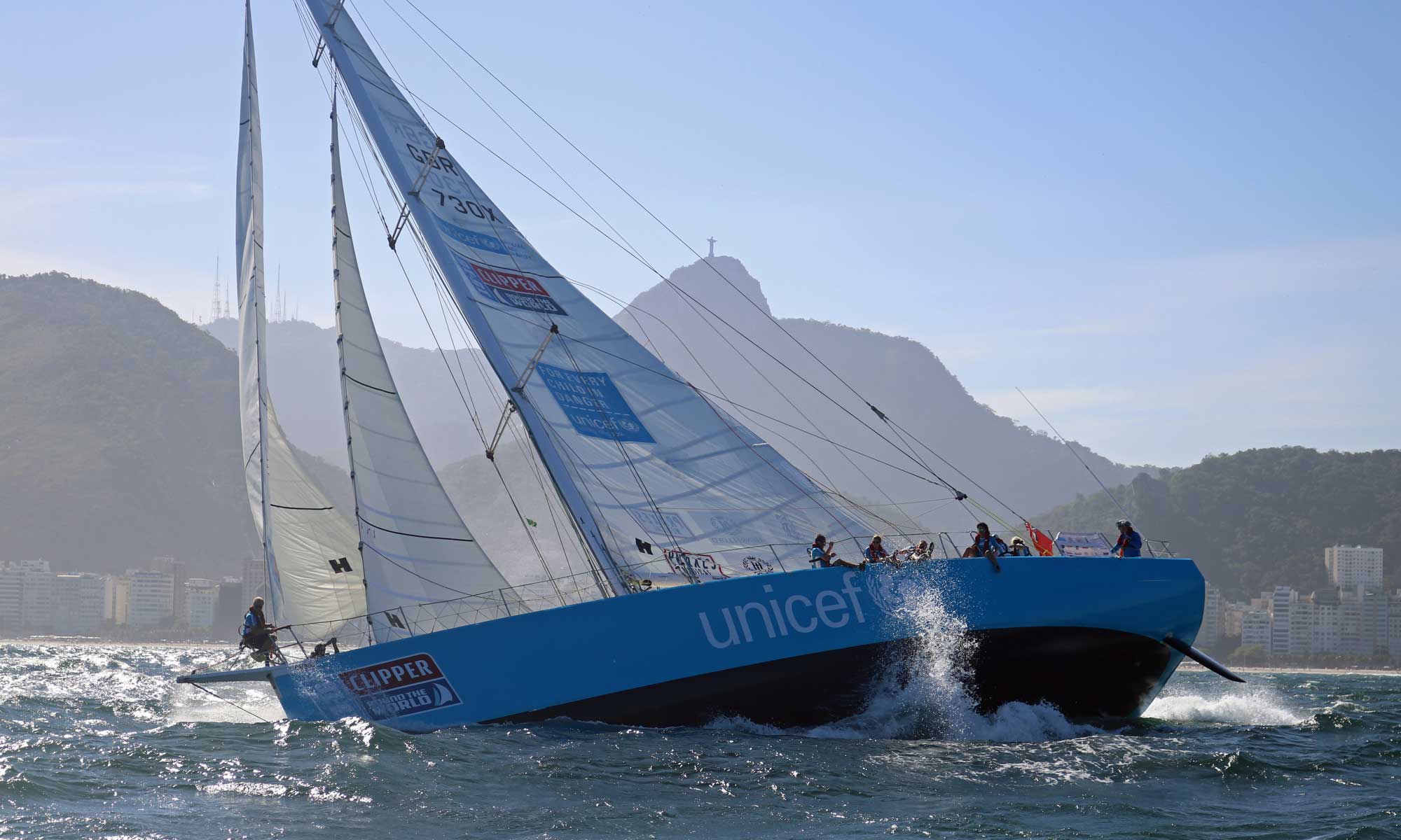 Join the Clipper round the world yacht race with Team Unicef