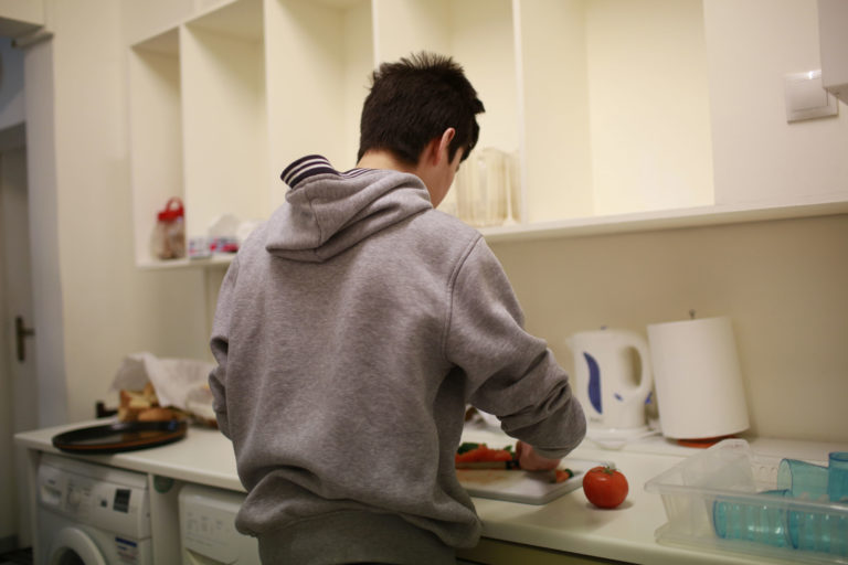 Sixteen year-old Aamir is currently living in a shelter for unaccompanied children in Central Athens.