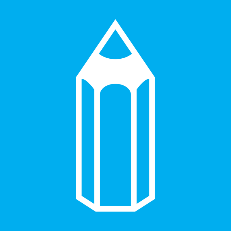 Icon, graphic: pencil, school, supplies, learning, education