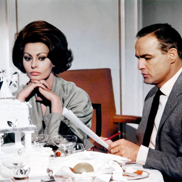 Sophia Loren and Marlon Brando in A Countess from Hong Kong