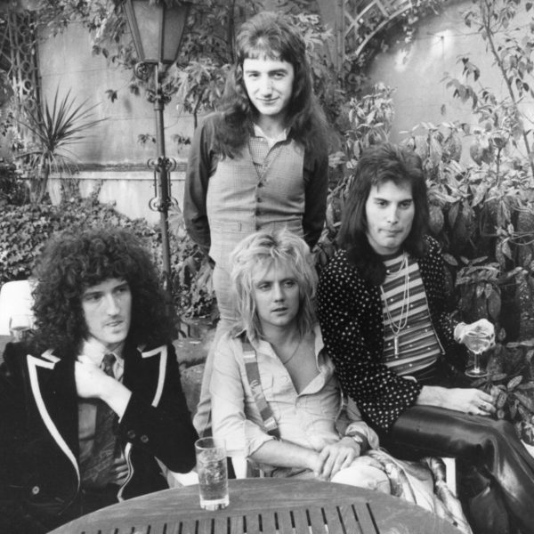 September 1976: British rock group Queen at Les Ambassadeurs,