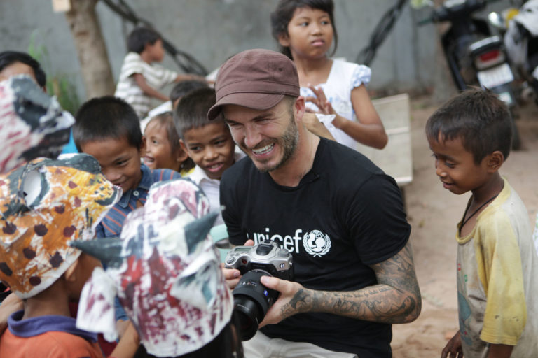 David Beckham OBE, Goodwill Ambassador - Unicef UK