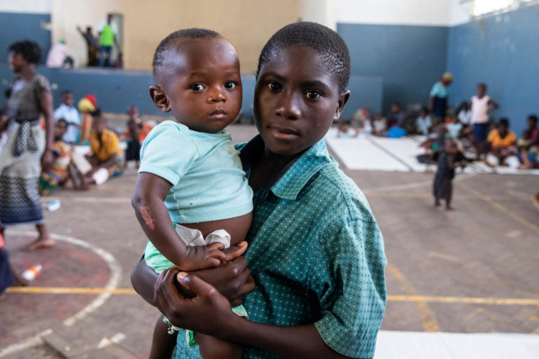 Boy displaced by Cyclone Idai, Mozambique. UNICEF/De Wet