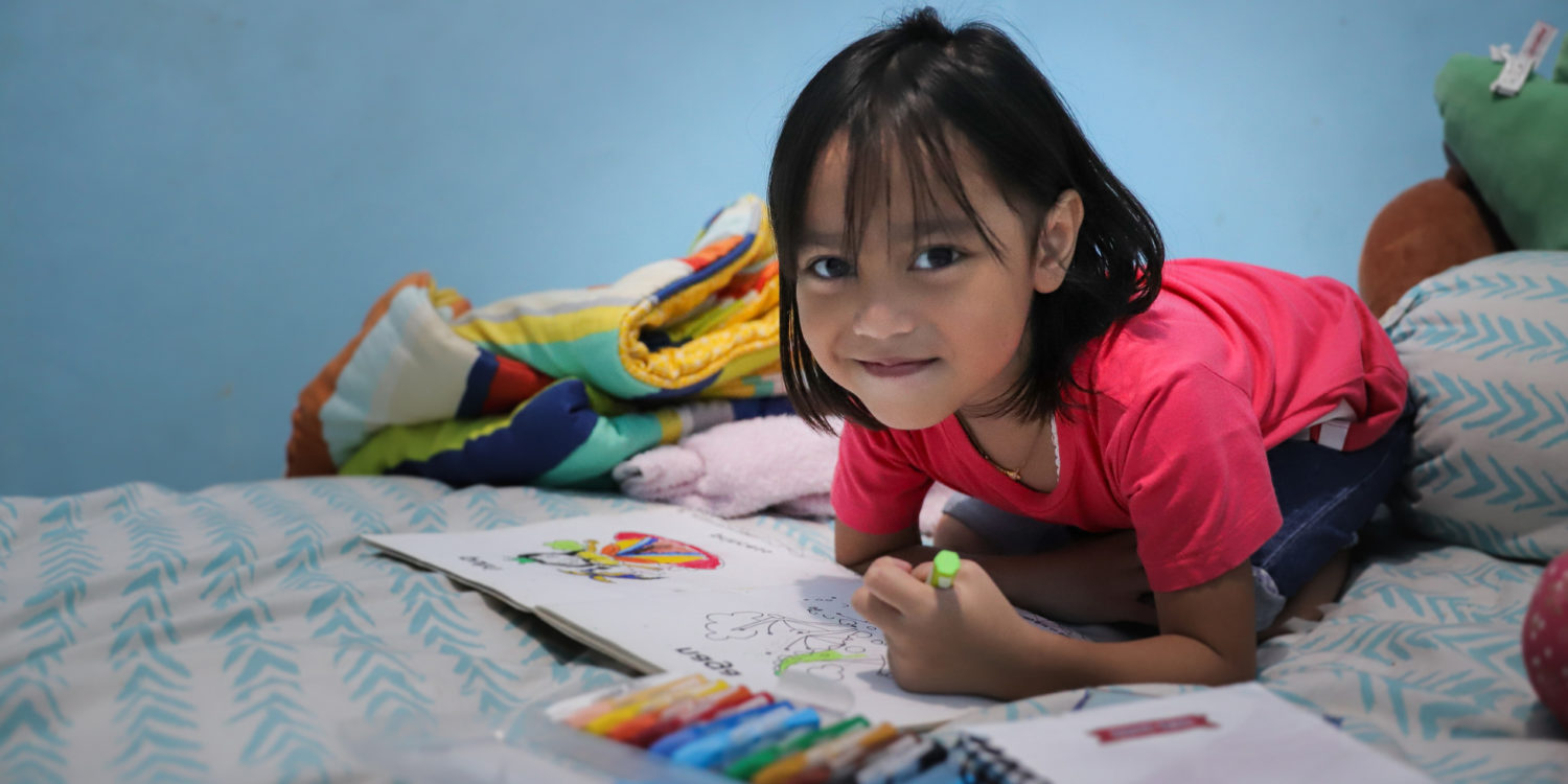 Girl drawing