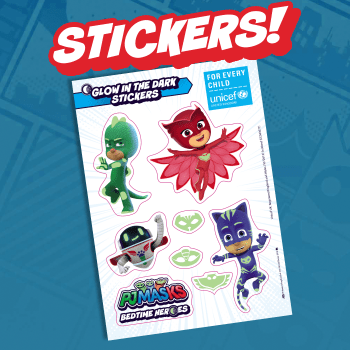 PJ Masks Bedtime Heroes stickers