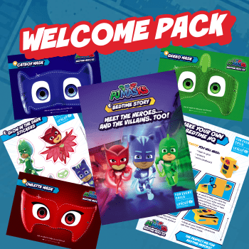 PJ Masks Bedtime Heroes welcome pack