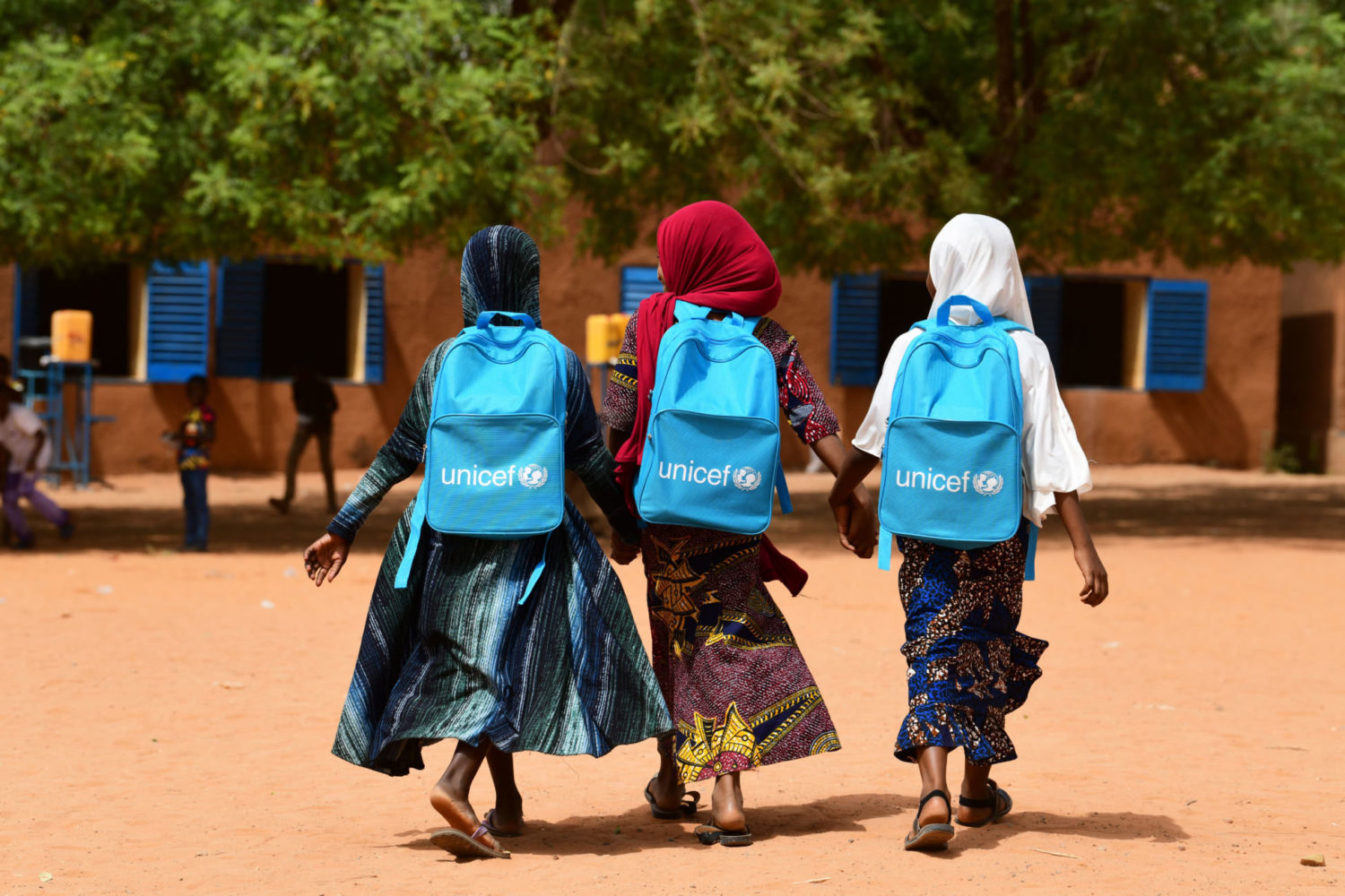 Children at the playground of their school in Niamey, the capital of Niger.