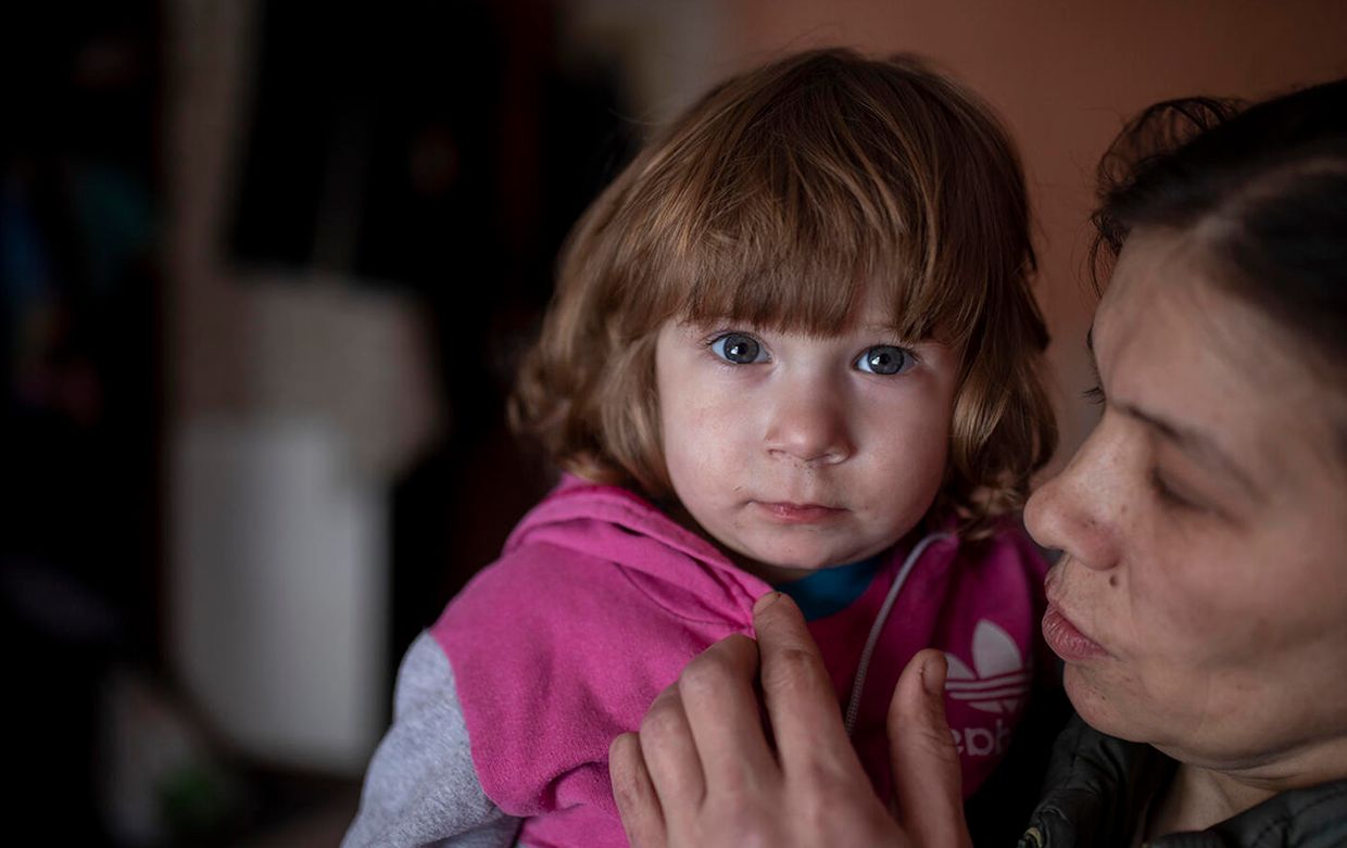 One month of war in Ukraine has led to displacement of more than half ...