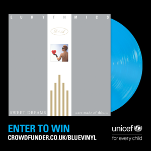 BLUE22_03_Blue Vinyl Social 1_1_eurythmics Album cover for Eurythmics Sweet Dreams