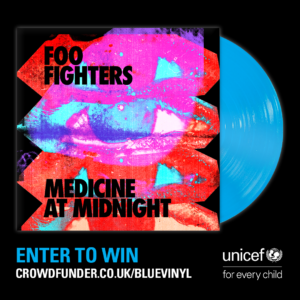 BLUE22_03_Blue Vinyl Social 1_1_foo fighters Album cover for Foo Fighters Medicine at Midnight
