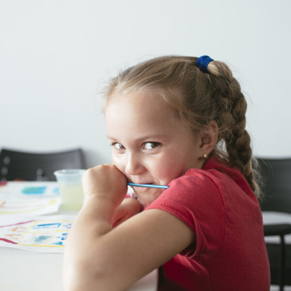 Inga, 6 at a blue dot center